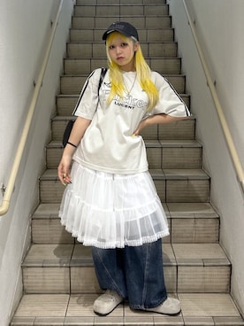 「WEGO（ウィゴー）のアイテム（ハンドバッグ）」を使った、WEGOさん（レディース・155cm）の春コーディネート