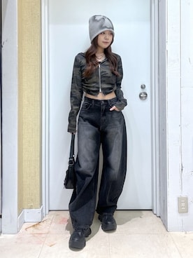 「WEGO（ウィゴー）のアイテム（パンツ）」を使った、WEGOさん（レディース・158cm）の春コーディネート