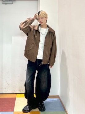 「SHORT ROUND（ショートラウンド）のアイテム」を使った、WEGOさん（メンズ・177cm）の秋コーディネート