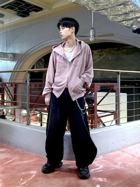 「SHORT ROUND（ショートラウンド）のアイテム」を使った、WEGOさん（メンズ・171cm）の秋コーディネート
