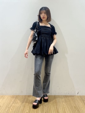 「PHILLY（フィリー）のアイテム」を使った、WEGOさん（レディース・163cm）の夏コーディネート