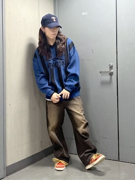「WEGO（ウィゴー）のアイテム（ニット/セーター）」を使った、WEGOさん（メンズ・168cm）の秋コーディネート