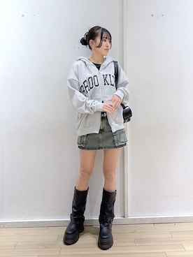 「dispark（ディスパーク）のアイテム」を使った、WEGOさん（レディース・165cm）の冬コーディネート