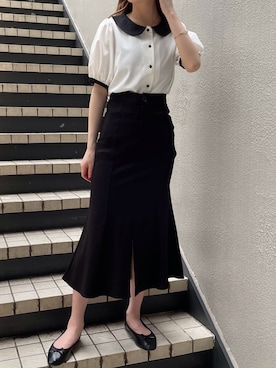 「WEGO（ウィゴー）のアイテム（バレエシューズ）」を使った、WEGOさん（レディース・160cm）の夏コーディネート