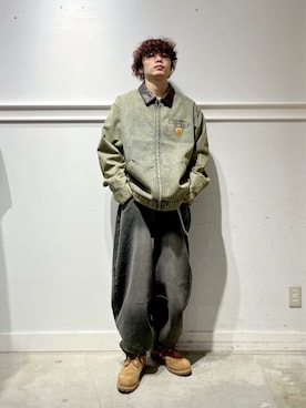 「アイテム（デニムジャケット）」を使った、WEGOさん（メンズ・170cm）の秋コーディネート