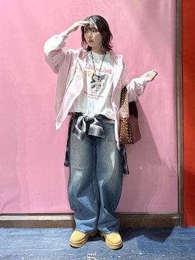 「WC（ダブル シー）のアイテム」を使った、WEGOさん（レディース・152cm）の春コーディネート