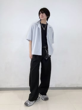 「BROWNY（ブラウニー）のアイテム」を使った、WEGOさん（メンズ・176cm）の夏コーディネート