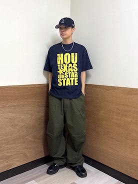「WEGO（ウィゴー）のWEGO/【26年春夏新作】イージーサーカスパンツ（その他パンツ、グリーン系）」を使った、WEGOさん（レディース・160cm）の春コーディネート