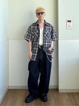 「WEGO（ウィゴー）のアイテム」を使った、WEGOさん（メンズ・160cm）の夏コーディネート
