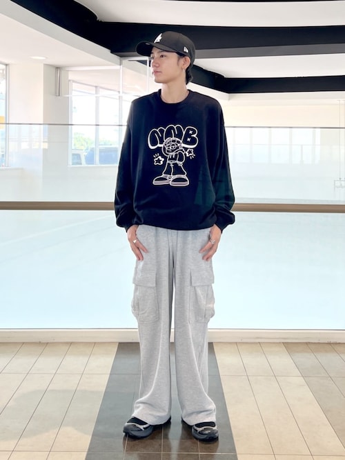 openyy⭐︎スウェットカーゴパンツ⭐︎自宅着用のみ⭐︎ セール】WEGO/ワイドスウェットカーゴパンツ（スウェットパンツ