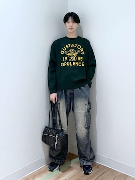 「WEGO（ウィゴー）のアイテム（ハンドバッグ）」を使った、WEGOさん（メンズ・175cm）の秋コーディネート