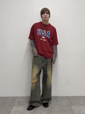 WEGOさん(メンズ・175cm)の春コーディネート