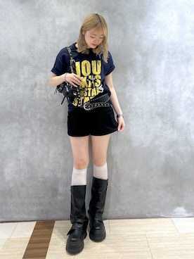 「WEGO（ウィゴー）のアイテム」を使った、WEGOさん（レディース・162cm）の夏コーディネート