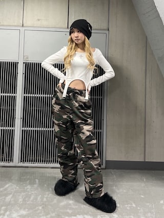 「WEGO（ウィゴー）のWEGO/【26年春新色追加★】スウェットワイドパンツ（スウェットパンツ）」を使った、WEGOさん（レディース・175cm）の春コーディネート