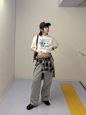 「WEGO（ウィゴー）のアイテム（バッグ）」を使った、WEGOさん（レディース・157cm）の春コーディネート