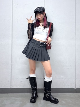 「WEGO（ウィゴー）のアイテム（カーディガン/ボレロ）」を使った、WEGOさん（レディース・161cm）の秋コーディネート