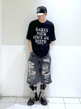 「Figments（フィグメンツ）のアイテム」を使った、WEGOさん（メンズ・180cm）の春コーディネート