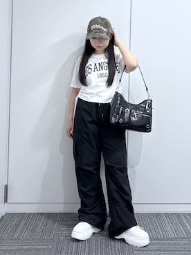 「WEGO（ウィゴー）のアイテム（帽子）」を使った、WEGOさん（レディース・147cm）の夏コーディネート