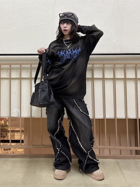 「WEGO（ウィゴー）のアイテム（シューズ）」を使った、WEGOさん（レディース・159cm）の秋コーディネート