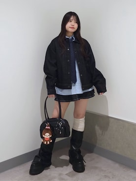 「WEGO（ウィゴー）のアイテム（バッグ）」を使った、WEGOさん（レディース・156cm）の春コーディネート