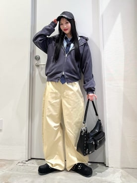 「WEGO（ウィゴー）のアイテム（シューズ）」を使った、WEGOさん（レディース・159cm）の春コーディネート