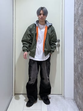 WEGOさん(メンズ・170cm)の冬コーディネート