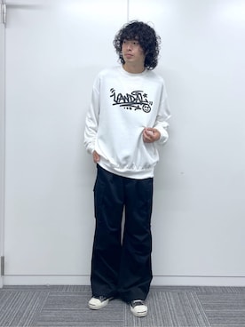 「アイテム（スウェット、その他）」を使った、WEGOさん（メンズ・175cm）の秋コーディネート