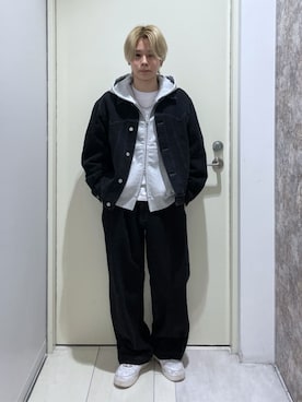 「LUCY（ルーシー）のアイテム（パンツ）」を使った、WEGOさん（メンズ・170cm）の春コーディネート