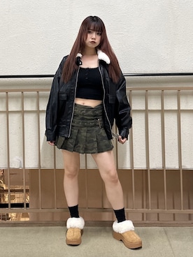 「アイテム（スリッポン）」を使った、WEGOさん（レディース・153cm）の秋コーディネート