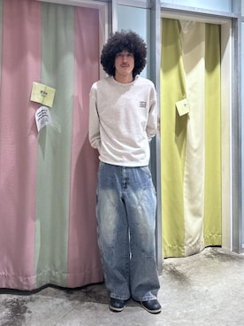 「WEGO（ウィゴー）のアイテム（パンツ）」を使った、WEGOさん（メンズ・183cm）の春コーディネート