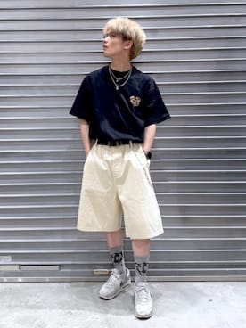 「SHORT ROUND（ショートラウンド）のアイテム」を使った、WEGOさん（メンズ・169cm）の春コーディネート