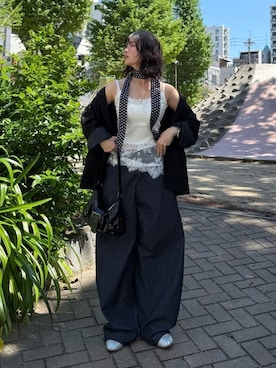 「LUCY（ルーシー）のアイテム」を使った、WEGOさん（レディース・152cm）の春コーディネート