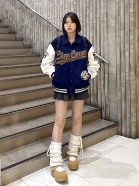 「アイテム（スリッポン）」を使った、WEGOさん（レディース・162cm）の秋コーディネート