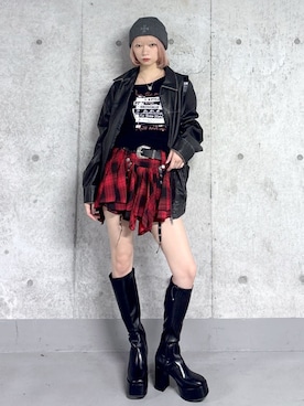 「WEGO（ウィゴー）のアイテム（ブルゾン）」を使った、WEGOさん（レディース・160cm）の秋コーディネート