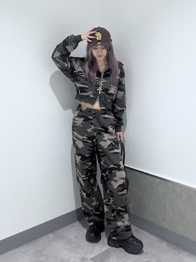 「WEGO（ウィゴー）のアイテム（パンツ）」を使った、WEGOさん（レディース・160cm）の春コーディネート