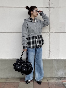 「WEGO（ウィゴー）のアイテム（バッグ）」を使った、WEGOさん（レディース・160cm）の春コーディネート