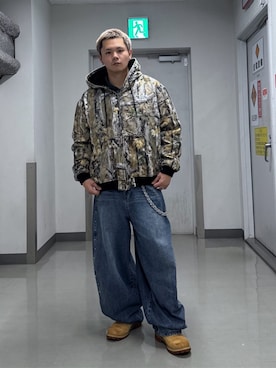 WEGOさん（メンズ・170cm）の冬コーディネート