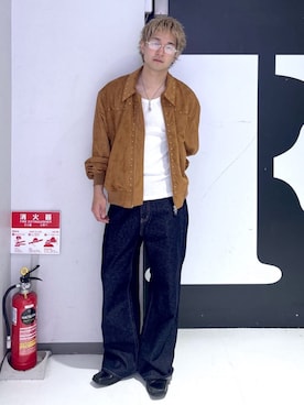 「Figments（フィグメンツ）のアイテム」を使った、WEGOさん（メンズ・165cm）の冬コーディネート