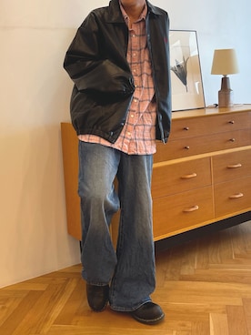 「U.S. POLO ASSN.（ユーエスポロアッスン）のアイテム（ブルゾン）」を使った、WEGOさん（メンズ・175cm）の秋コーディネート