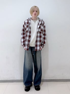 「WEGO（ウィゴー）のアイテム（パンツ）」を使った、WEGOさん（メンズ・173cm）の春コーディネート