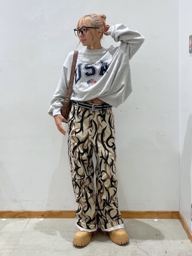 「アイテム（スウェット、その他）」を使った、WEGOさん（レディース・154cm）の秋コーディネート