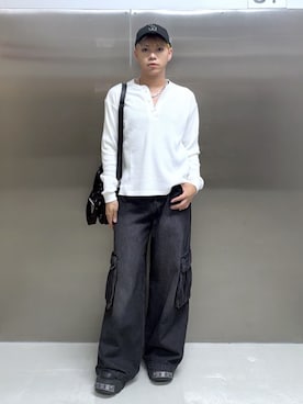 「SHORT ROUND（ショートラウンド）のアイテム」を使った、WEGOさん（メンズ・165cm）の秋コーディネート
