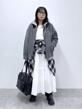 「WEGO（ウィゴー）のアイテム（ブルゾン）」を使った、WEGOさん（レディース・157cm）の秋コーディネート