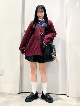 「アイテム（ローファー）」を使った、WEGOさん（レディース・150cm）の秋コーディネート