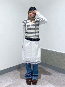 「dispark（ディスパーク）のアイテム」を使った、WEGOさん（レディース・147cm）の春コーディネート