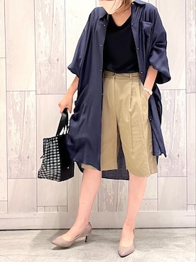 Q♥Officialさん（レディース・157cm）の夏コーディネート