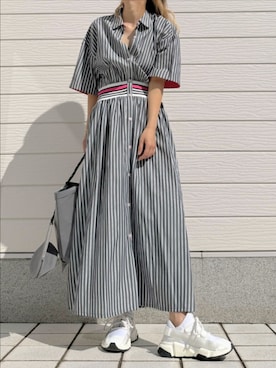 「Q（キュー）のアイテム」を使った、Q♥Officialさん（レディース・155cm）の春コーディネート