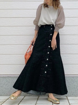 「ボストンバッグ」｜Q♥Officialさん（レディース・155cm）の春コーディネート