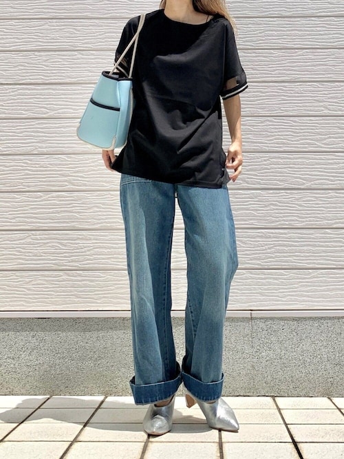 tシャツ 袖口ラインプルオーバー レディース Q tシャツ 袖口ラインプルオーバー レディース : ZOZOTOWN Yahoo