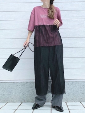 「JIL SANDER（ジルサンダー）のアイテム」を使った、Q♥Officialさん（レディース・155cm）の秋コーディネート
